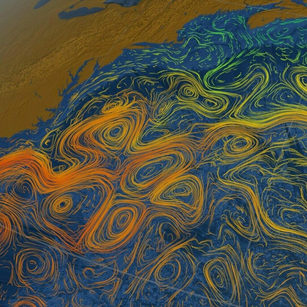 Capture d'écran de courant océanique